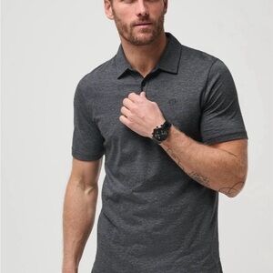 NWT Travis Mathew Men's Charcoal Gray ZINNA Polo -M